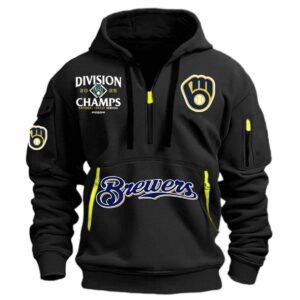 Brewers Division Champs 2025 Quarter Zip Hoodie