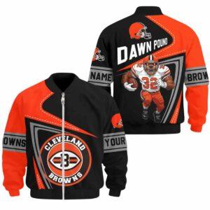 Browns Dawn Pound 2025 Bomber Jacket Browns Dawn Pound 2025 Bomber Jacket