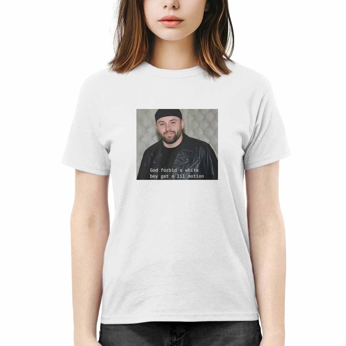 Buccaneers Baker Mayfield God Forbid A White Boy Get A Lil Motion Shirt Buccaneers Baker Mayfield God Forbid A White Boy Get A Lil Motion Shirt