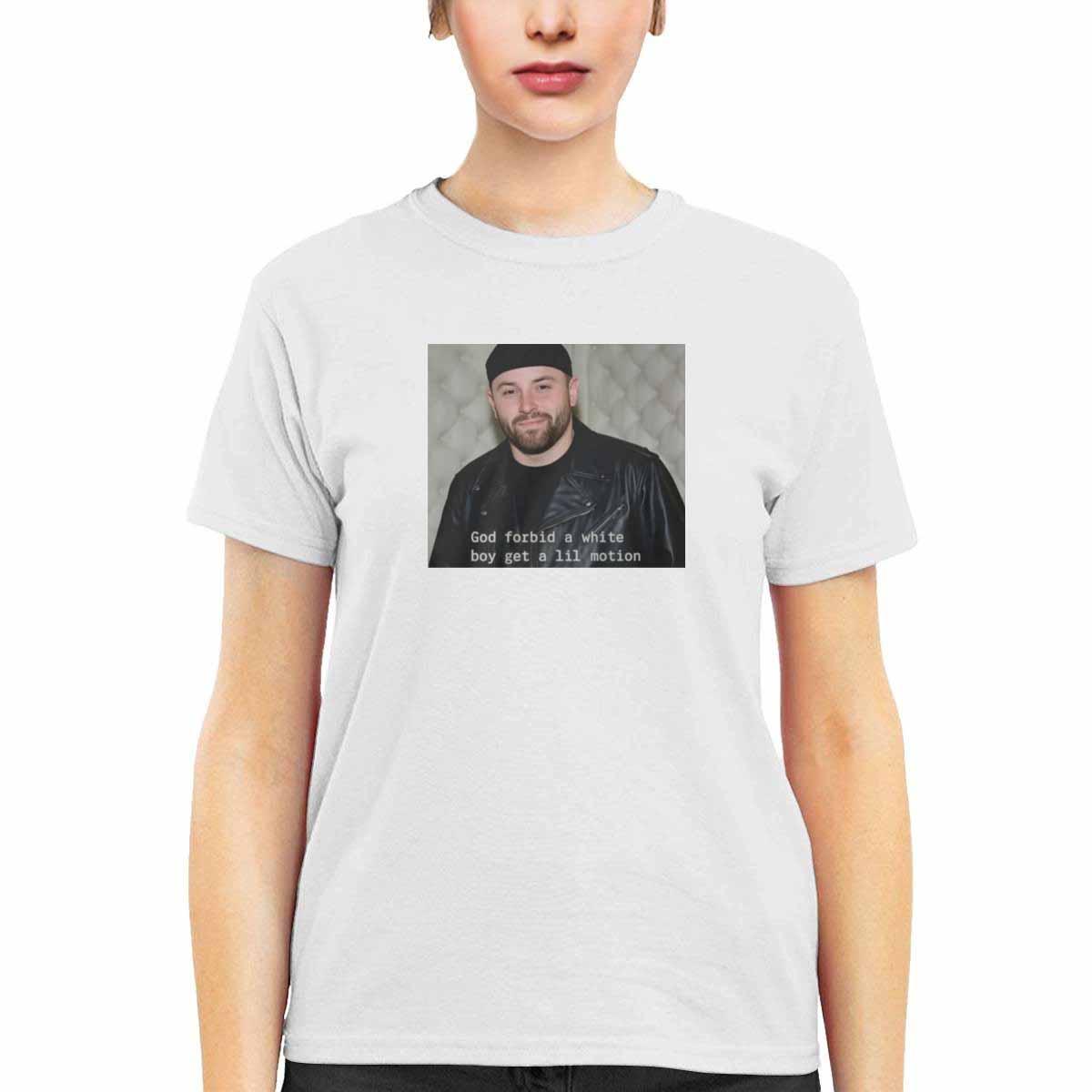 Buccaneers Baker Mayfield God Forbid A White Boy Get A Lil Motion Shirt Buccaneers Baker Mayfield God Forbid A White Boy Get A Lil Motion Shirt