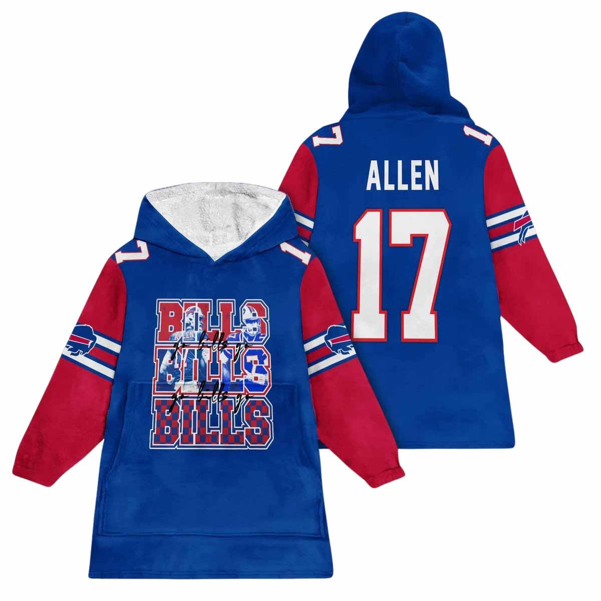 Buffalo Football Unisex Blanket Hoodie Buffalo Football Unisex Blanket Hoodie