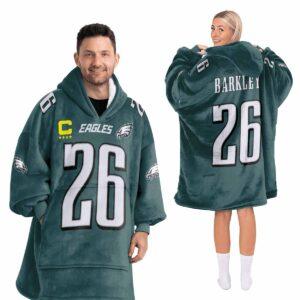 Captain S.B 26 Philadelphia Football Unisex Blanket Hoodie