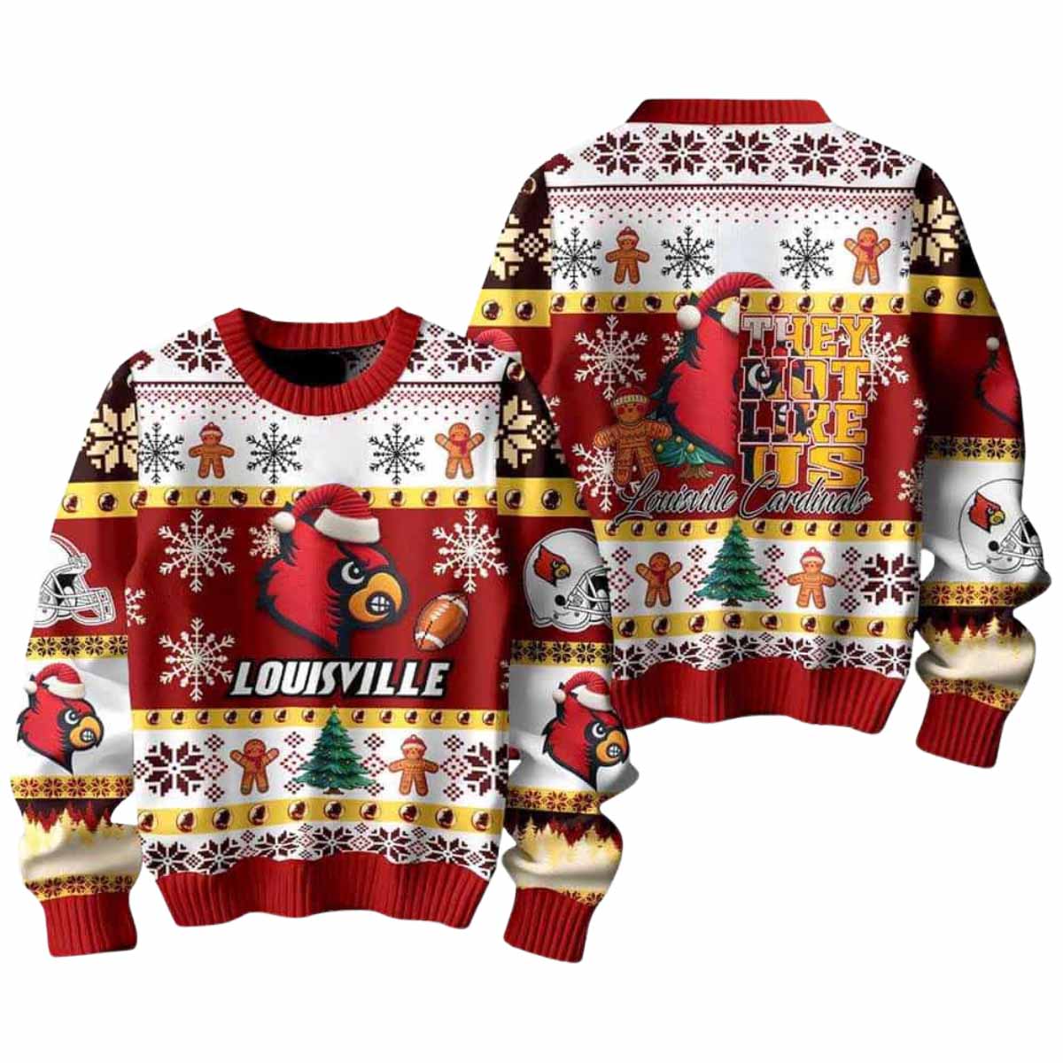 Cardinals They Not Like Us Ugly Christmas Sweater Cardinals They Not Like Us Ugly Christmas Sweater