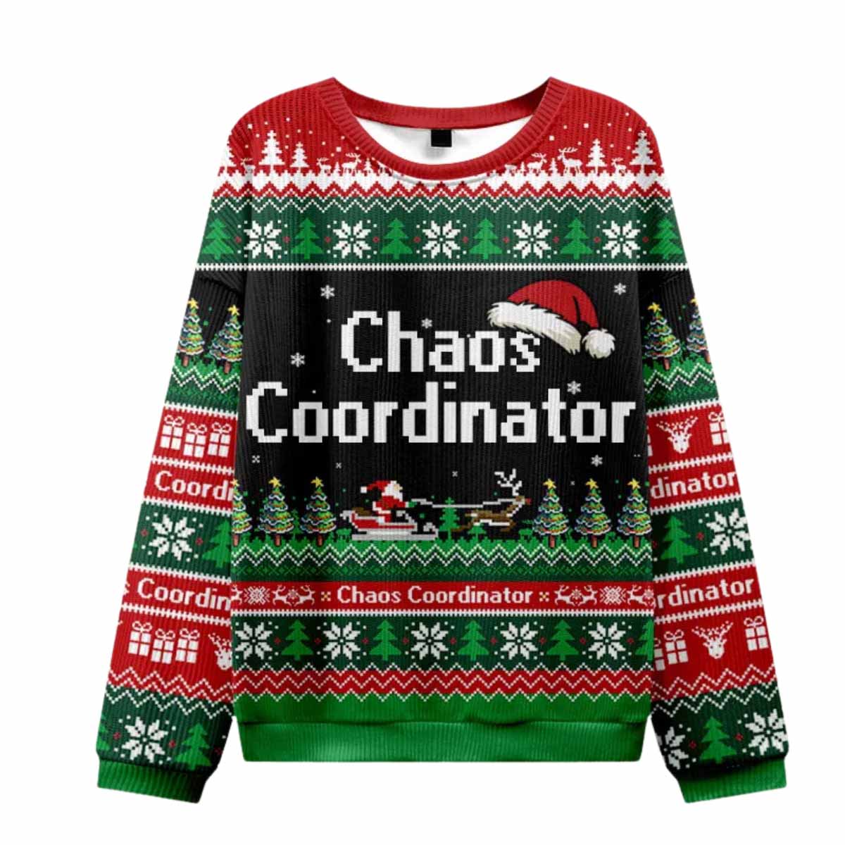 Chaos Coordinator Ugly Christmas Sweater Chaos Coordinator Ugly Christmas Sweater