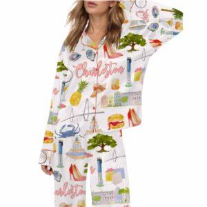 Charleston Silky Satin Pajama Set Charleston Silky Satin Pajama Set