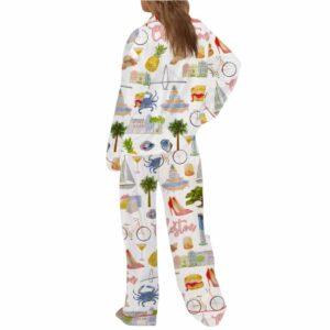 Charleston Silky Satin Pajama Set 1 Charleston Silky Satin Pajama Set