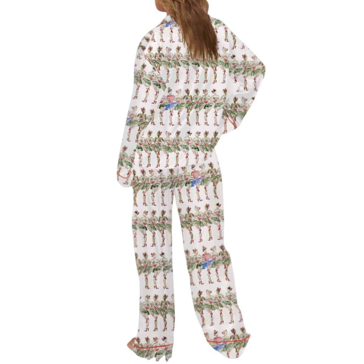 Christmas Radio City Rockette Silky Satin Pajama Set Christmas Radio City Rockette Silky Satin Pajama Set