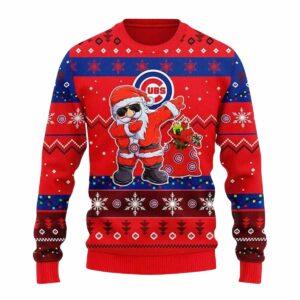 Cubs Dabbing Santa Claus Ugly Christmas Sweater Cubs Dabbing Santa Claus Ugly Christmas Sweater