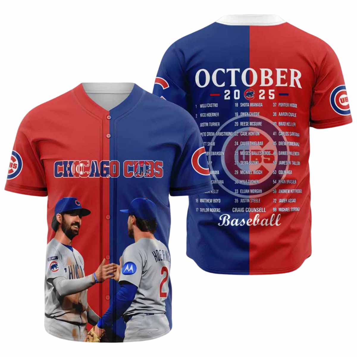 Cubs October Baseball 2025 Jersey Cubs October Baseball 2025 Jersey