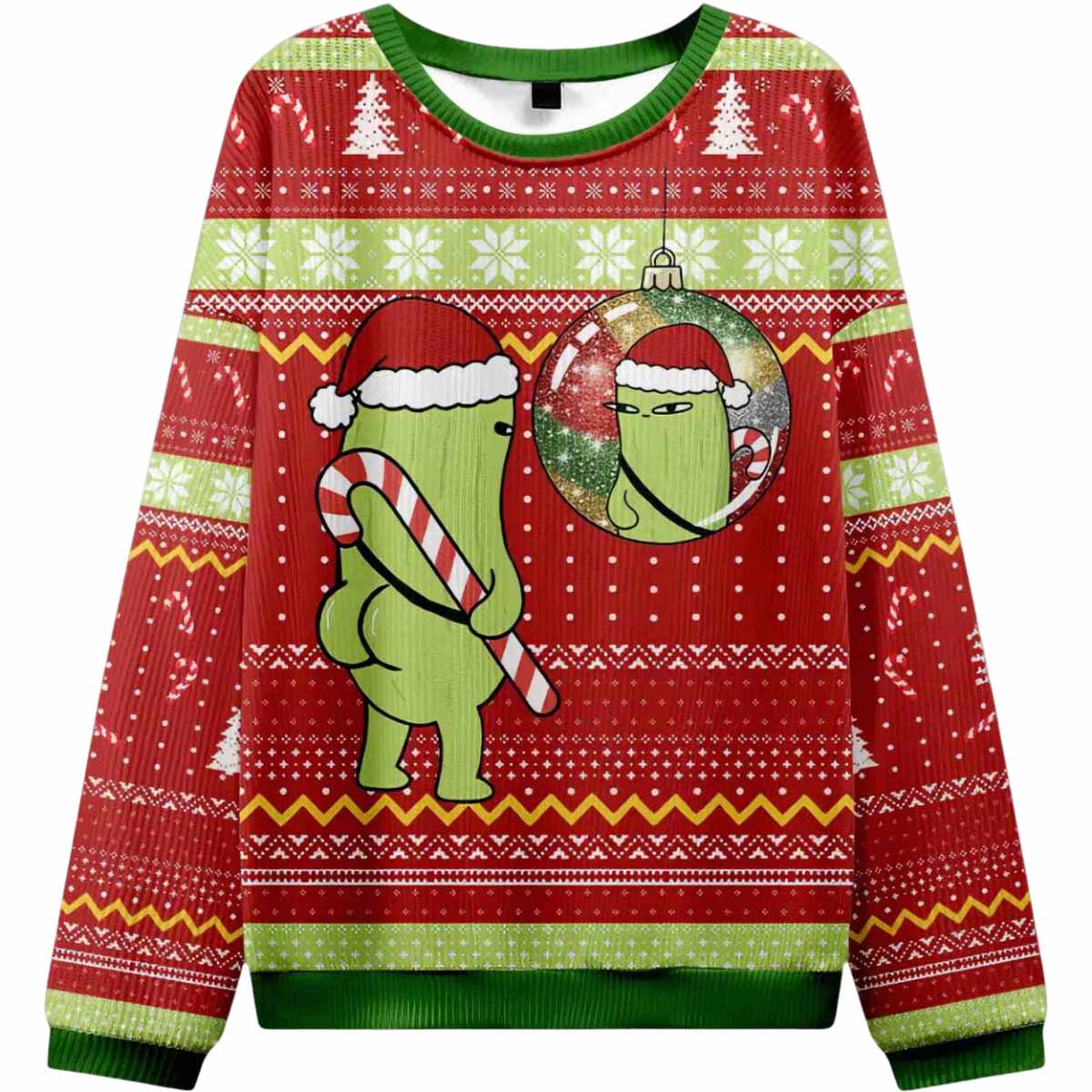 Cucumber Funny Ugly Christmas Sweater Cucumber Funny Ugly Christmas Sweater
