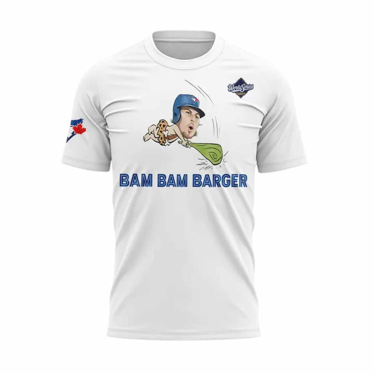 Davis Schneider Blue Jays Bam Bam Barger Shirt Davis Schneider Blue Jays Bam Bam Barger Shirt