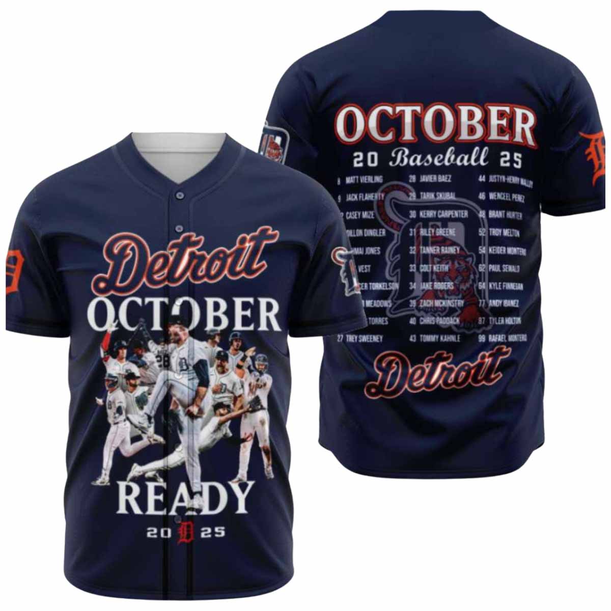 Detroit October Ready 2025 Jersey Detroit October Ready 2025 Jersey