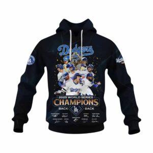 Dodgers 2025 World Series Champions Back 2 Back Hoodie 1 Dodgers 2025 World Series Champions Back 2 Back Hoodie