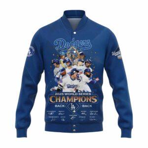 Dodgers 2025 World Series Champions Back 2 Back Jacket Dodgers 2025 World Series Champions Back 2 Back Jacket