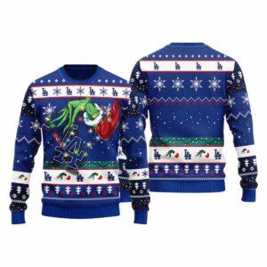Dodgers Grnch Hand Ugly Christmas Sweater Dodgers Grnch Hand Ugly Christmas Sweater