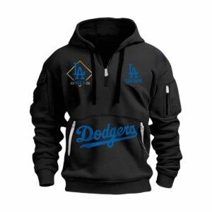 Dodgers NLCS 2025 Quarter Zip Hoodie 2 Dodgers NLCS 2025 Quarter Zip Hoodie