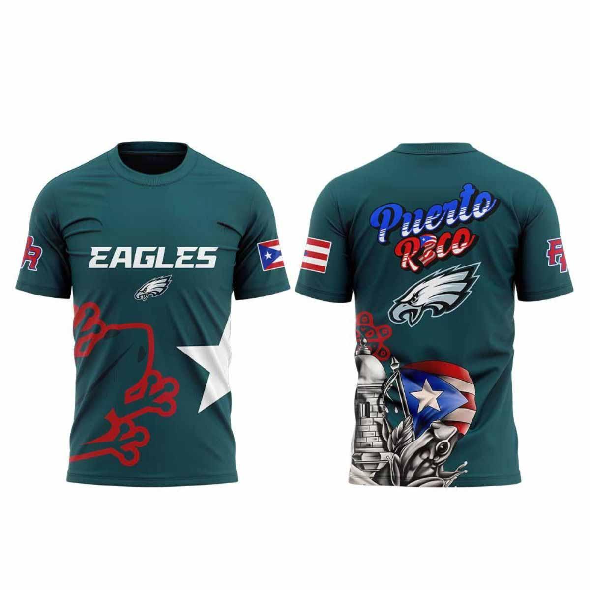 Eagles Puerto Rico Heritage 2025 Shirt Eagles Puerto Rico Heritage 2025 Shirt