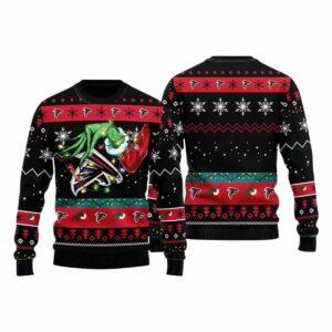 Falcons Grnch Hand Ugly Christmas Sweater