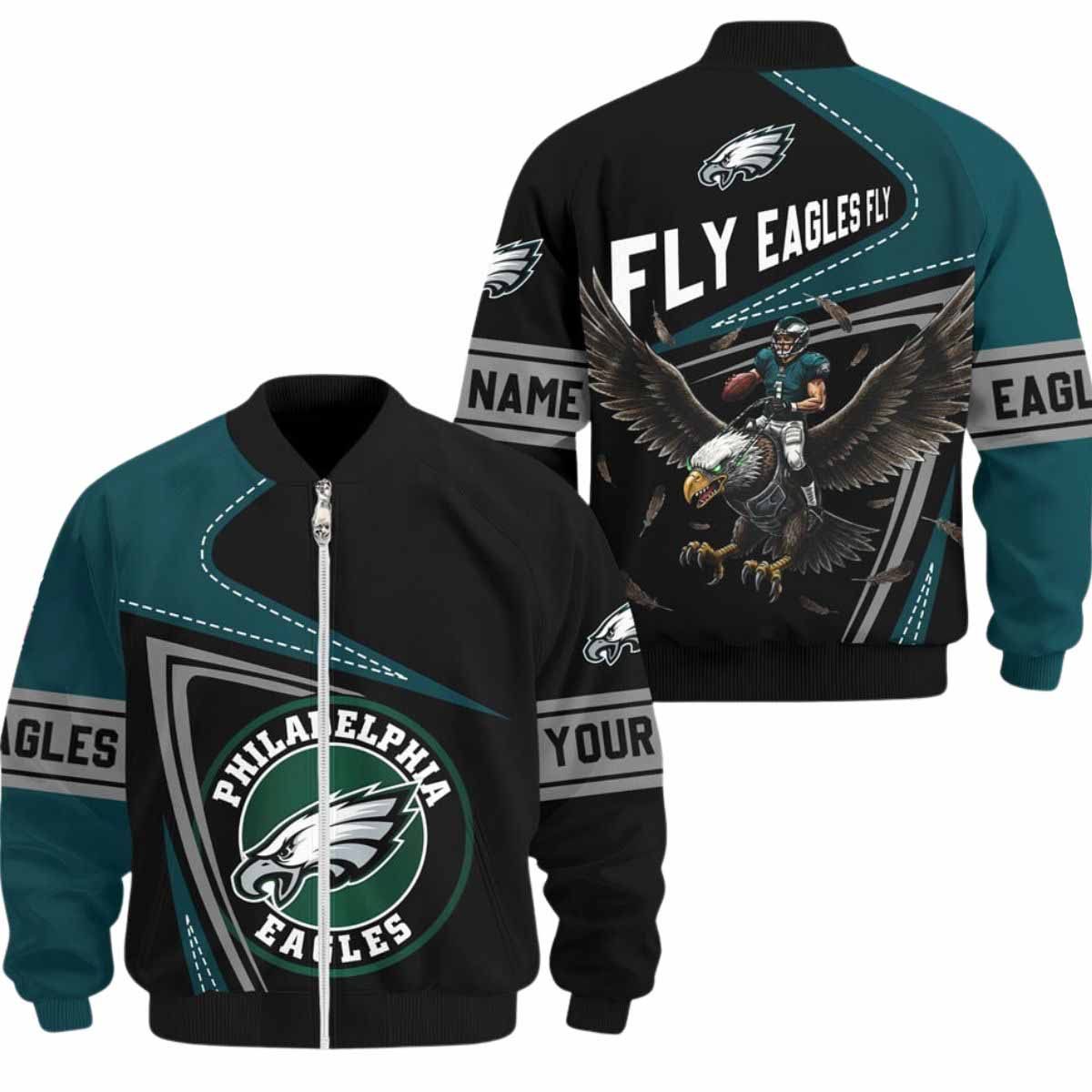 Fly Eagles Fly 2025 Bomber Jacket Fly Eagles Fly 2025 Bomber Jacket
