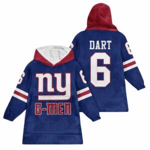 G-Men Dart 6 New York Football Unisex Blanket Hoodie G-Men Dart 6 New York Football Unisex Blanket Hoodie