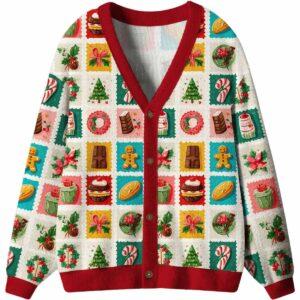 Gingerbread And Joy Ugly Cardigan Sweater Gingerbread And Joy Ugly Cardigan Sweater