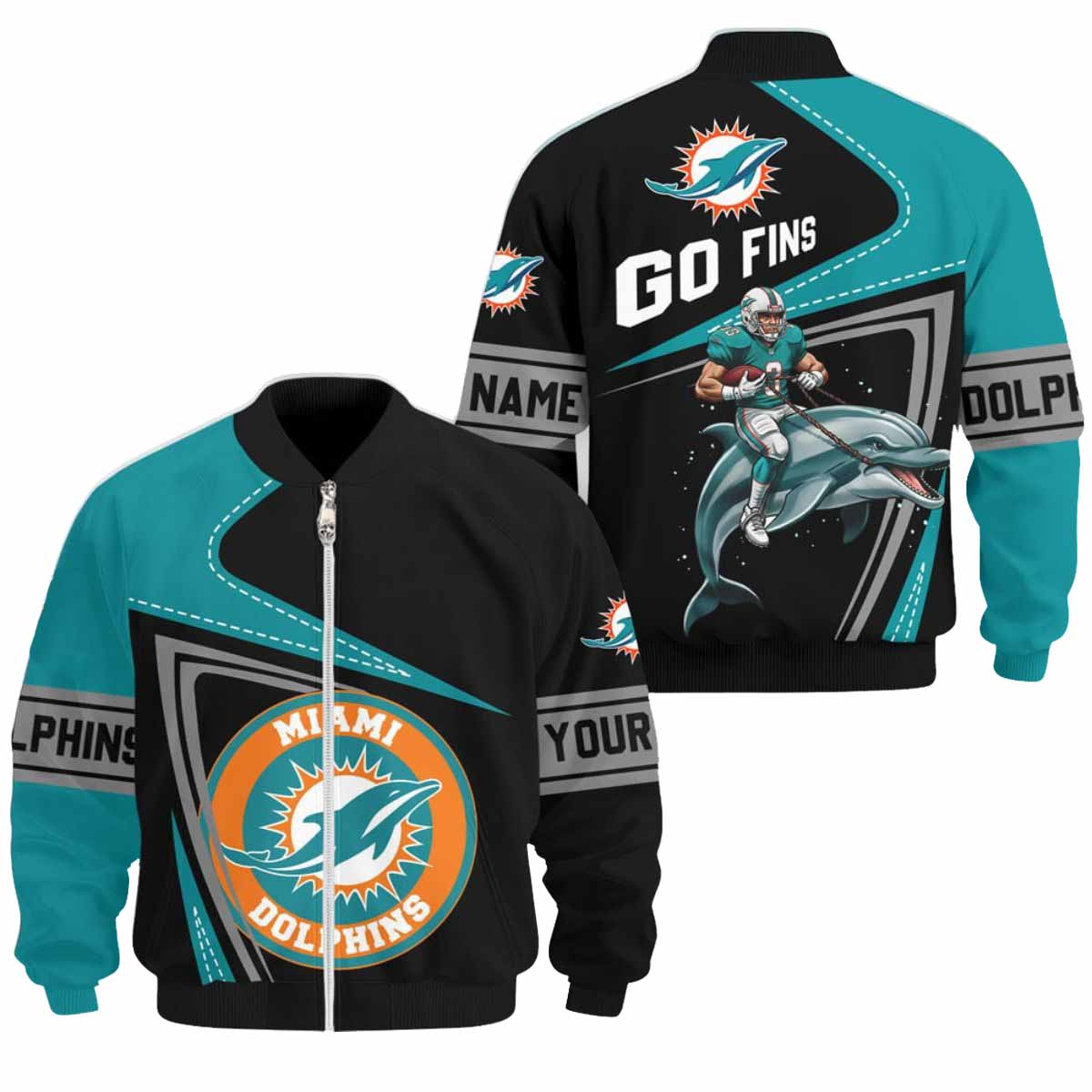Go Fins 2025 Bomber Jacket Go Fins 2025 Bomber Jacket