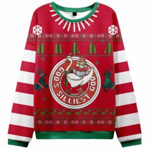 Gods Silliest Goose Christian Ugly Christmas Sweater Gods Silliest Goose Christian Ugly Christmas Sweater
