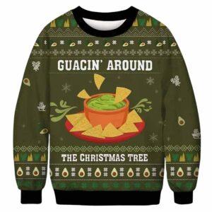 Guacln Around The Christmas Tree Ugly Christmas Sweater Guacln Around The Christmas Tree Ugly Christmas Sweater
