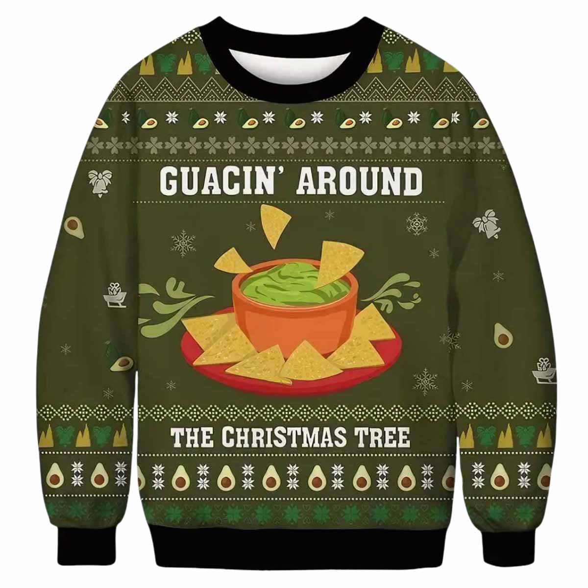 Guacln Around The Christmas Tree Ugly Christmas Sweater Guacln Around The Christmas Tree Ugly Christmas Sweater