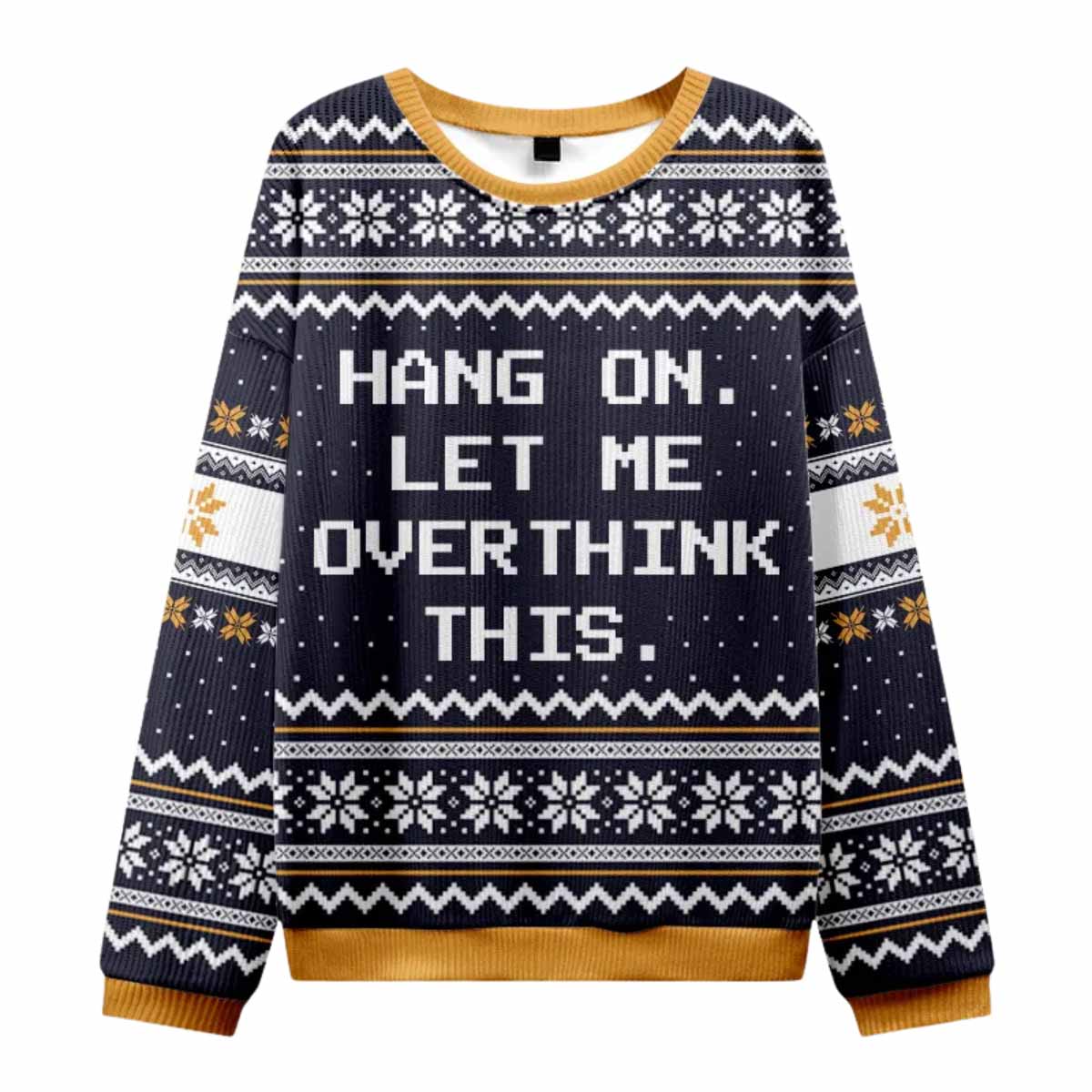 Hang on Let Me Overthink This Ugly Christmas Sweater Hang on Let Me Overthink This Ugly Christmas Sweater