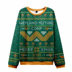 Happy Alien Xmas Ugly Christmas Sweater
