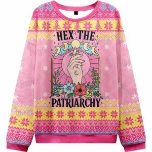 Hex The Patriarchy Ugly Christmas Sweater