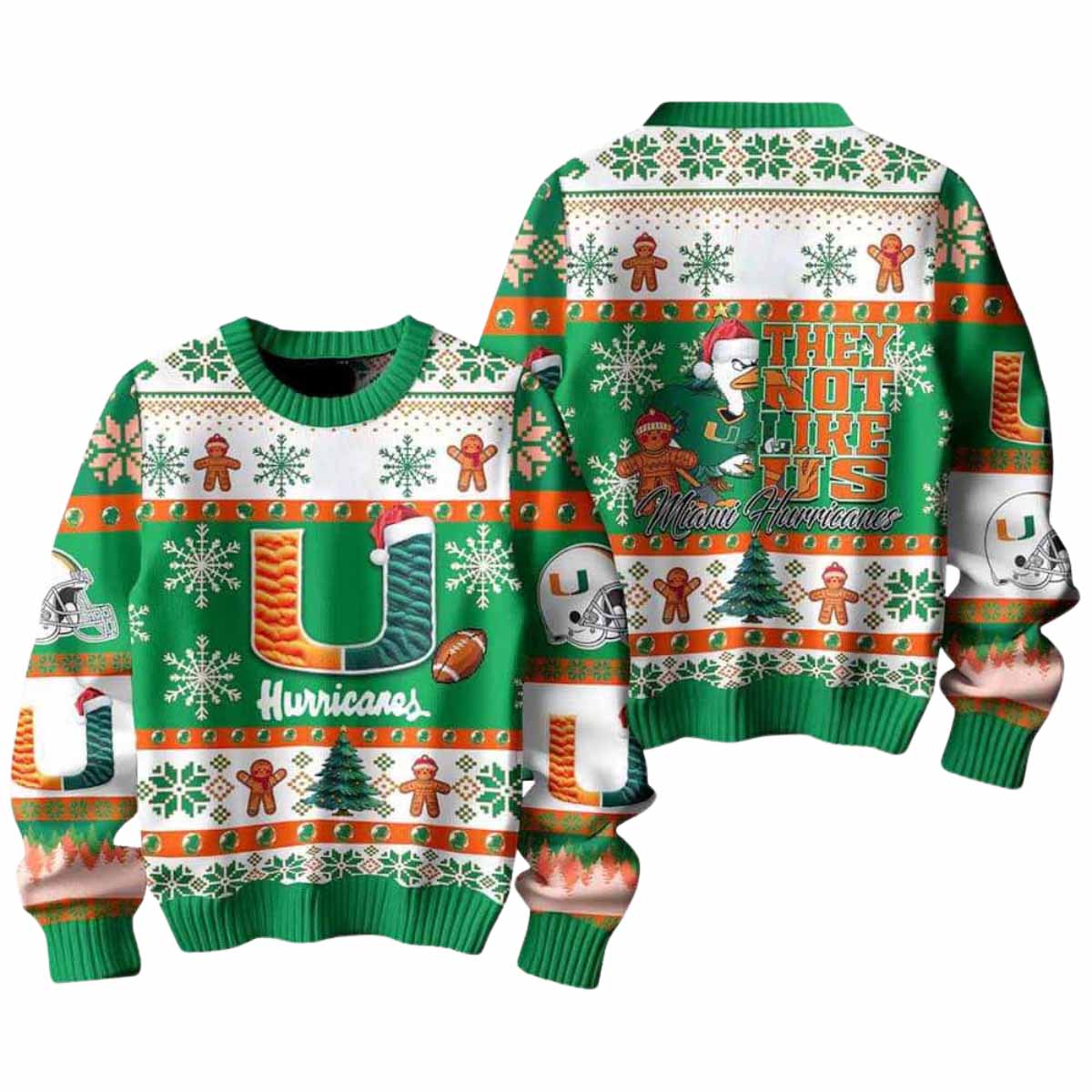 Hurricanes They Not Like Us Ugly Christmas Sweater Hurricanes They Not Like Us Ugly Christmas Sweater