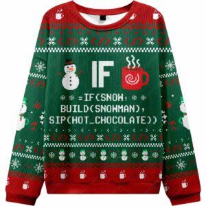 IF Code Ugly Christmas Sweater