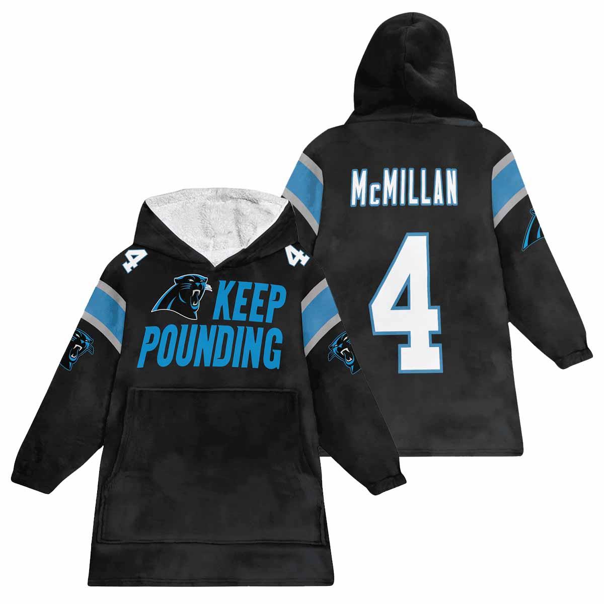 Keep Pounding 4 Carolina Football Unisex Blanket Hoodie Keep Pounding 4 Carolina Football Unisex Blanket Hoodie