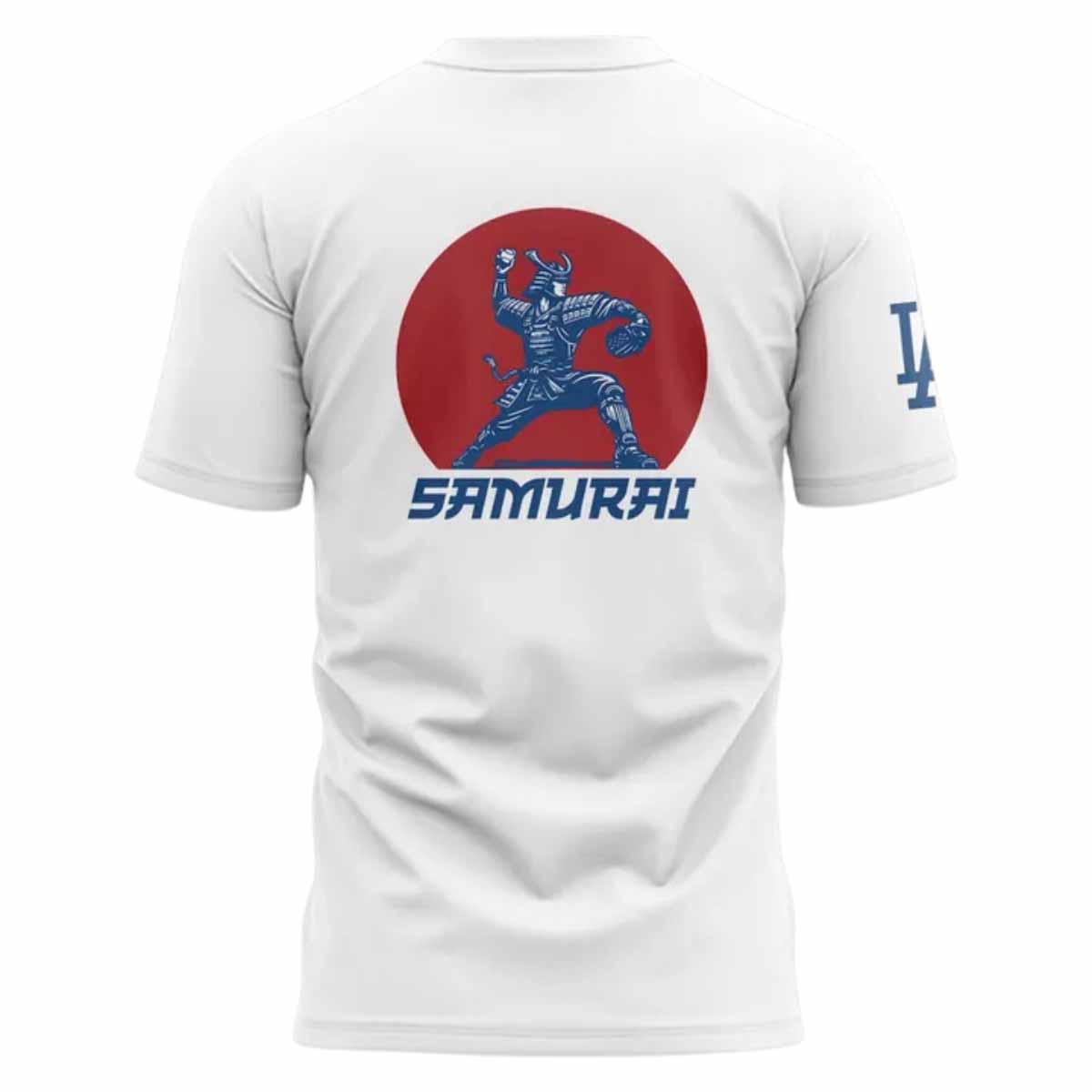 LA Dodgers Shohei Ohtani Samurai Shirt LA Dodgers Shohei Ohtani Samurai Shirt
