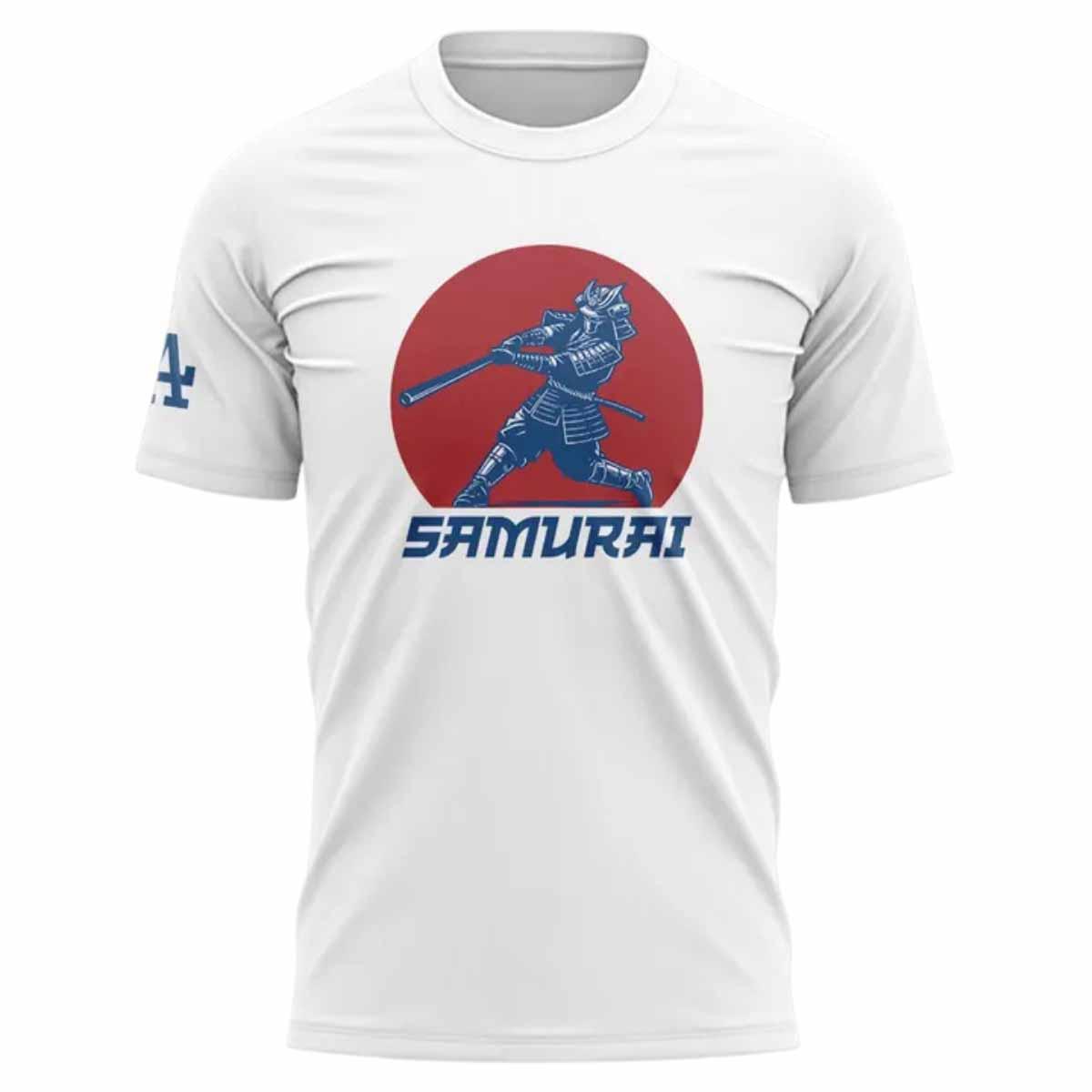 LA Dodgers Shohei Ohtani Samurai Shirt LA Dodgers Shohei Ohtani Samurai Shirt