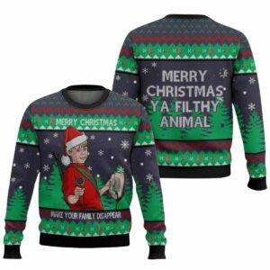 Make Your Family Disappear Home Alone Ugly Christmas Sweater
