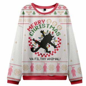 Merry Christmas Ya Filthy Animal Ugly Sweater Merry Christmas Ya Filthy Animal Ugly Sweater