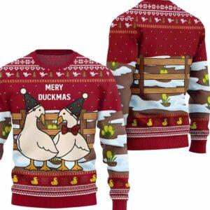 Merry Duckmas Ugly Christmas Sweater