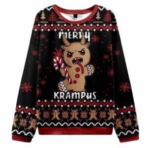 Merry Krampus Ugly Christmas Sweater Merry Krampus Ugly Christmas Sweater