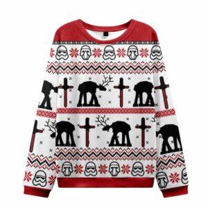 Moose Walker Ugly Christmas Sweater