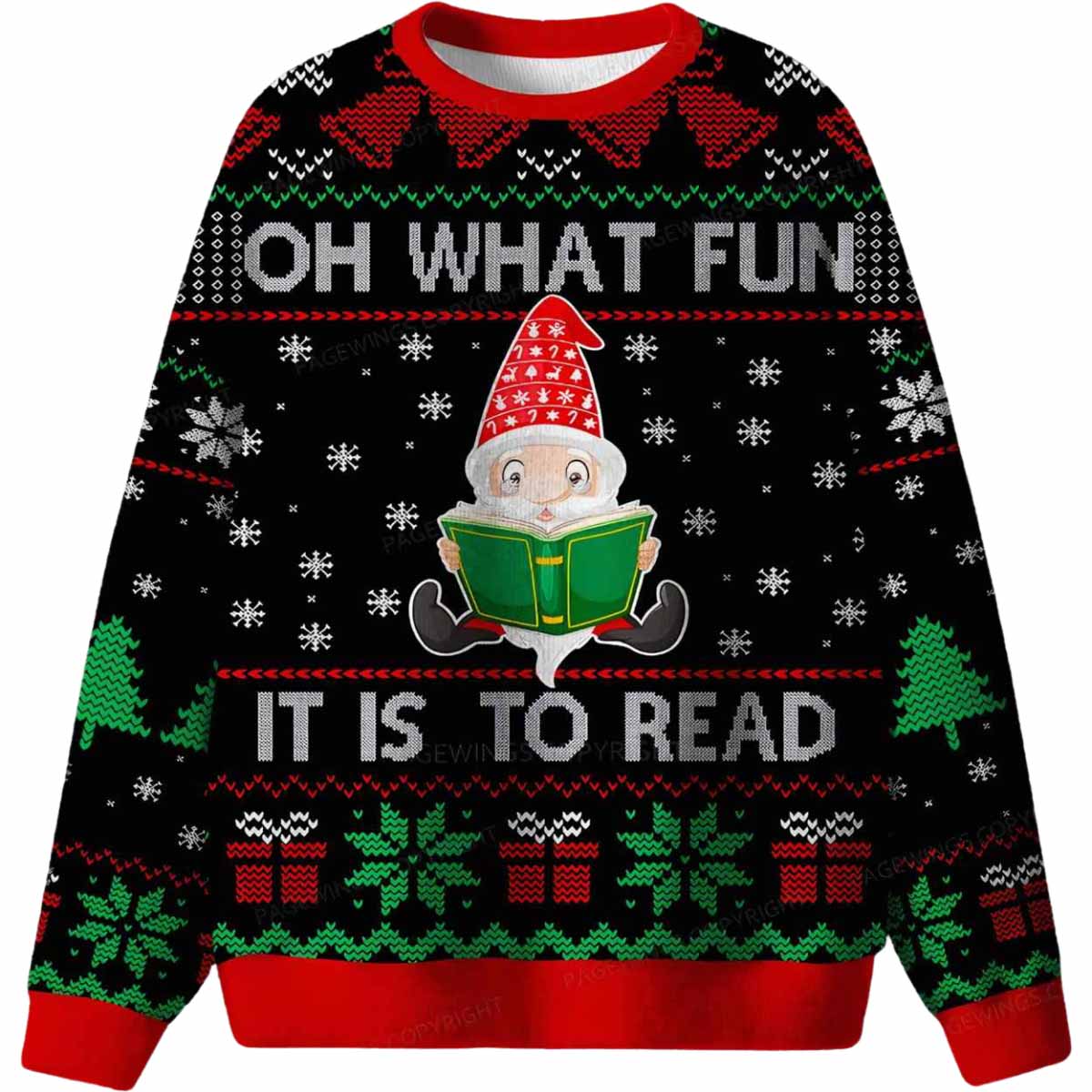 Oh What Fun It Is To Read Ugly Christmas Sweater Oh What Fun It Is To Read Ugly Christmas Sweater