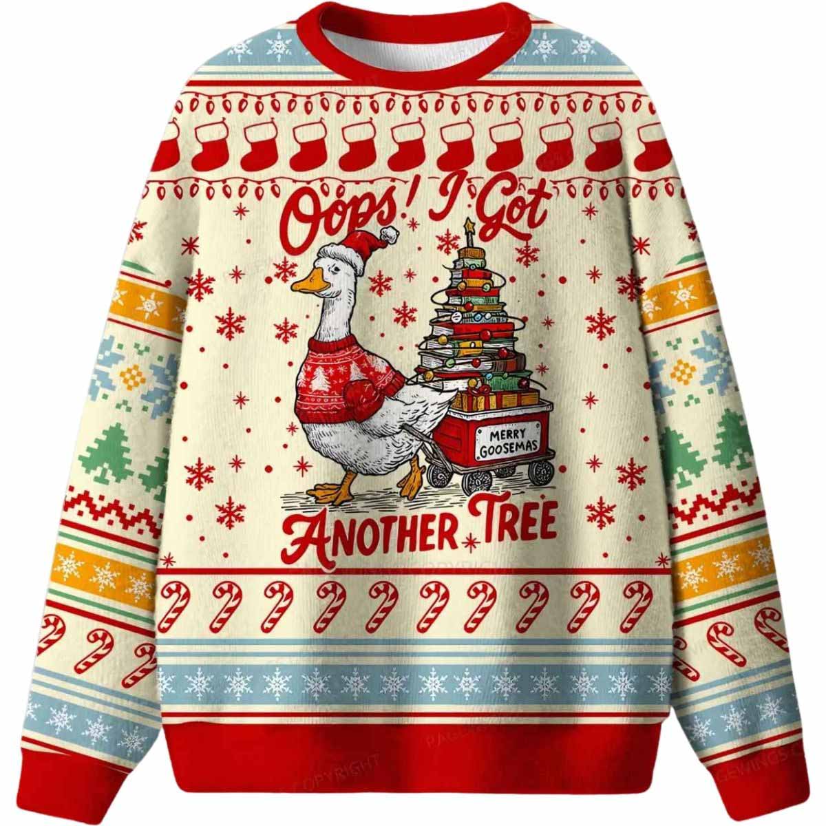 Oops I Got Another Tree Ugly Christmas Sweater Oops I Got Another Tree Ugly Christmas Sweater