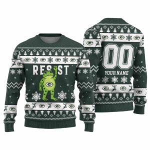 Packers Portland Frog Resist Ugly Christmas Sweater Packers Portland Frog Resist Ugly Christmas Sweater