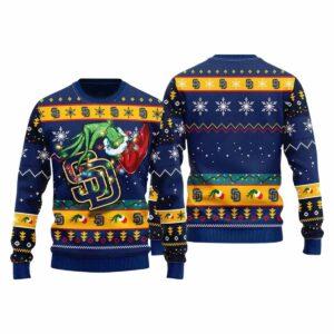 Padres Grnch Hand Ugly Christmas Sweater Padres Grnch Hand Ugly Christmas Sweater