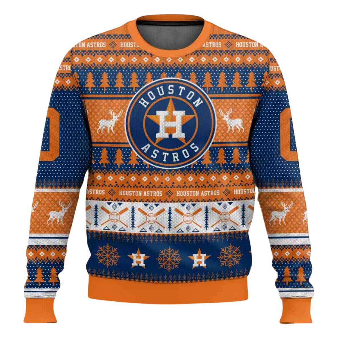 Personalized Astros Baseball 2025 Ugly Christmas Sweater Personalized Astros Baseball 2025 Ugly Christmas Sweater