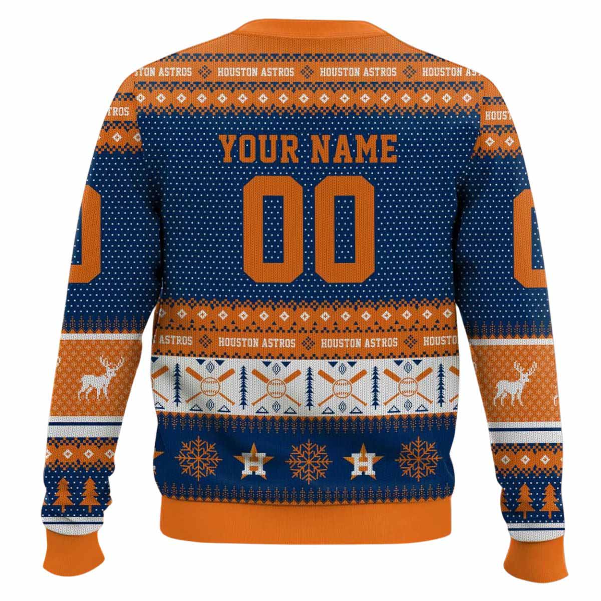 Personalized Astros Baseball 2025 Ugly Christmas Sweater Personalized Astros Baseball 2025 Ugly Christmas Sweater