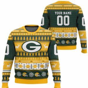 Personalized Packers Football 2025 Ugly Christmas Sweater Personalized Packers Football 2025 Ugly Christmas Sweater