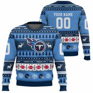 Personalized Titans Football 2025 Ugly Christmas Sweater Personalized Titans Football 2025 Ugly Christmas Sweater